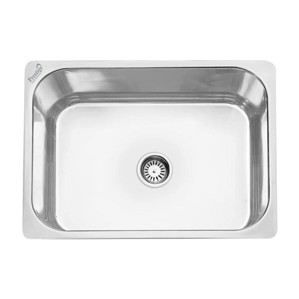 Prestige Silver Stainless Steel Kitchen Sink Size 18X12