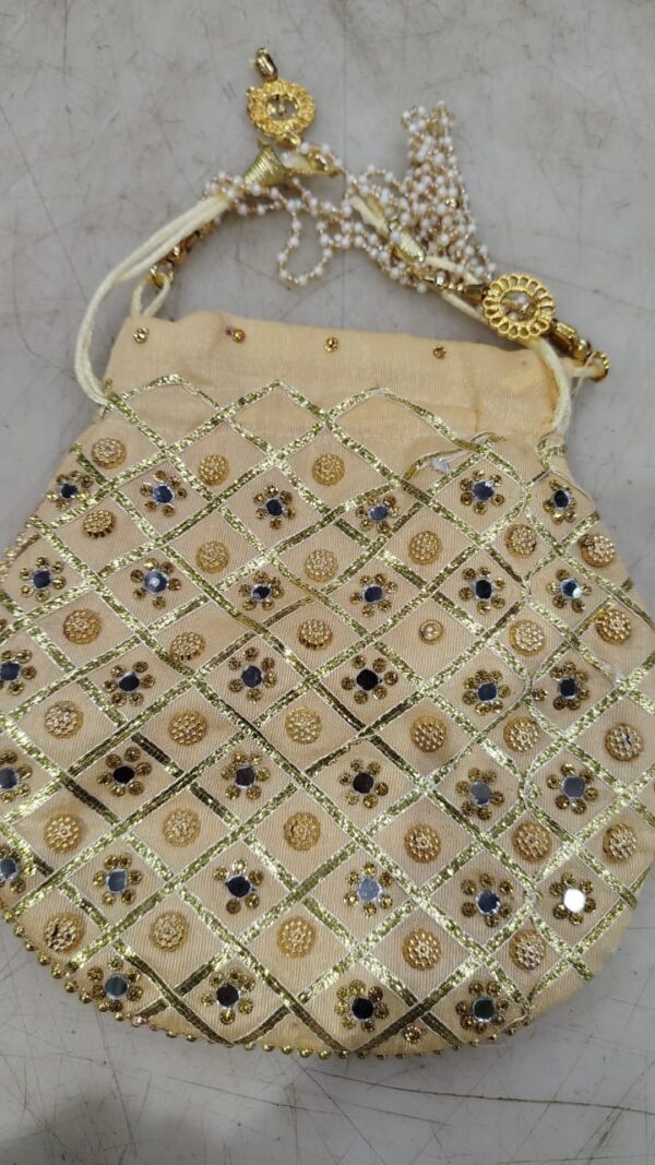 Gold Colour Potli For Women