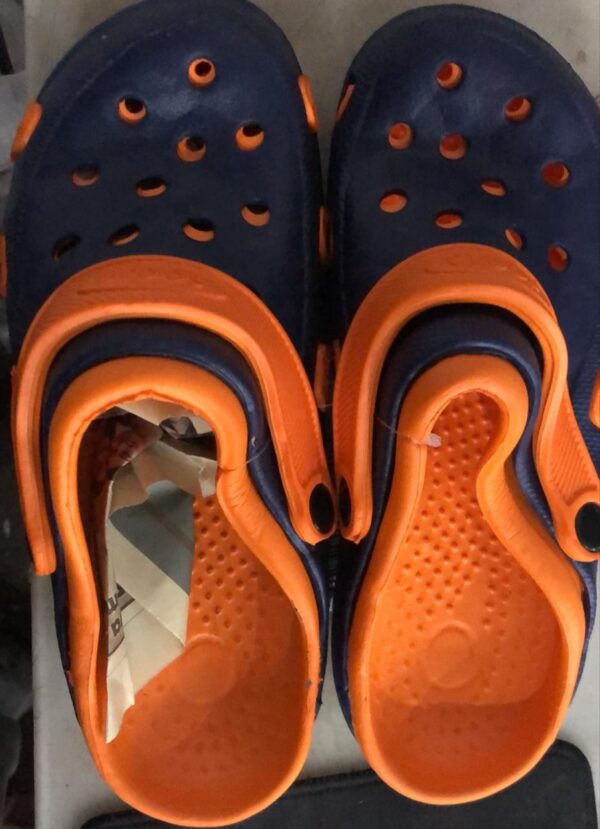 Flip Flops Sandals For Men Blue Orange White Size 7