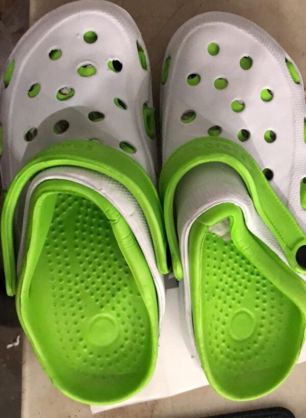 Flip Flops Sandals For Men Color Green White Size 6