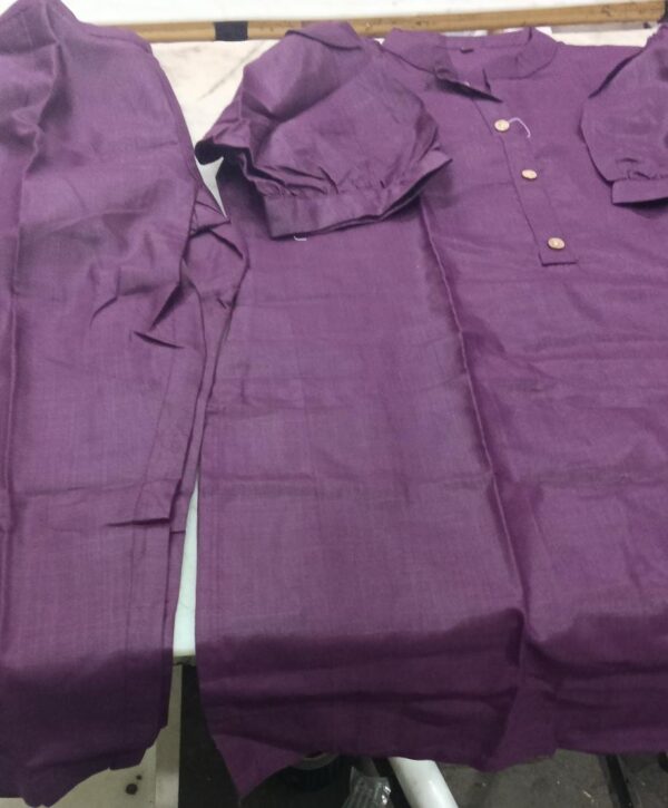 Womens Purple Color Kurta Set Size Xxl