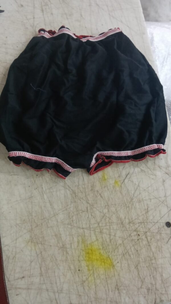 Kids Black Color Shorts Size S