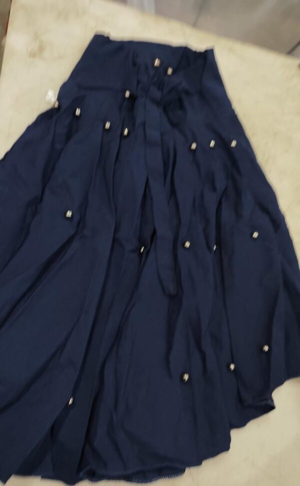 Navy Blue Colour Skirt For Kids Girls Size 6 To 12 Months