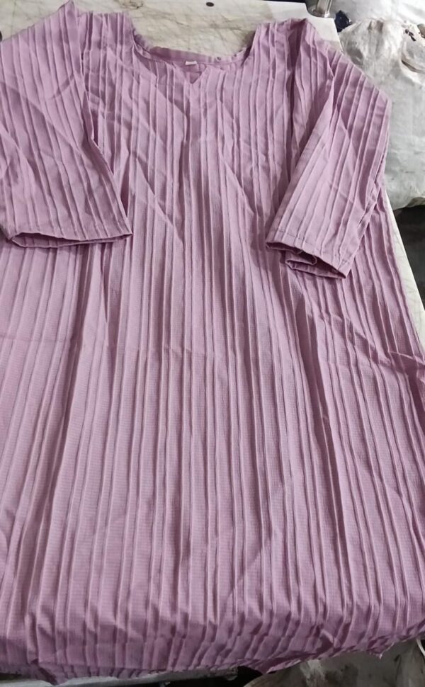 Womens Purple Color Kurti Size M