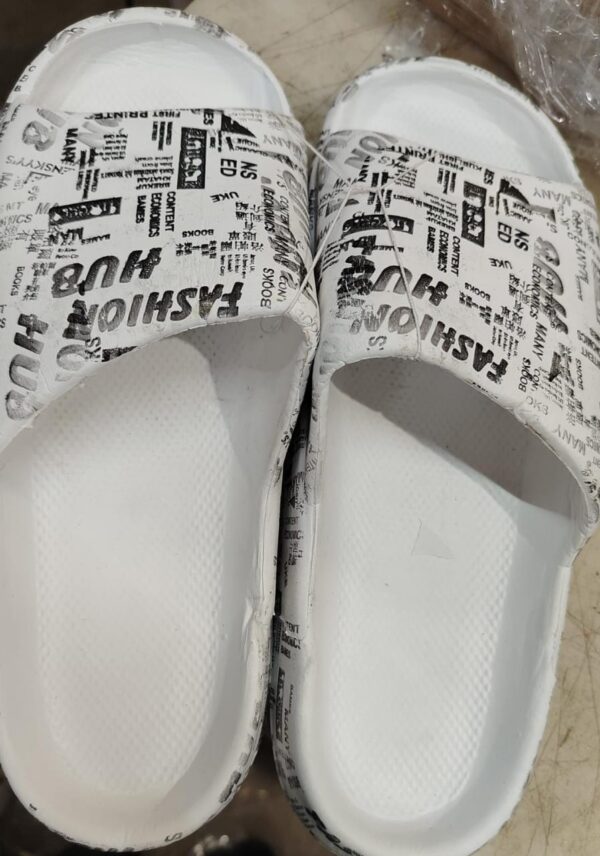 White Colour Flip Flop Slippers For Men Size 43