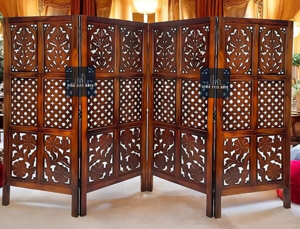 Wooden Partition For Living Room Room Divider Partition Wall 4 Feet Partition