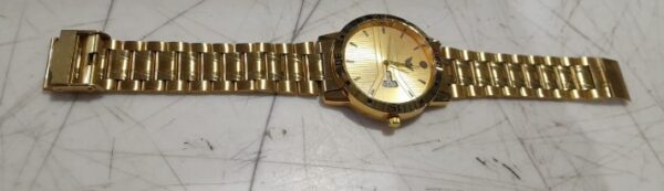 Mens Gold Plated Analog Watch