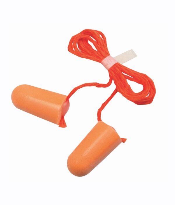 3M Corded Foam Disposable Ear Plugs