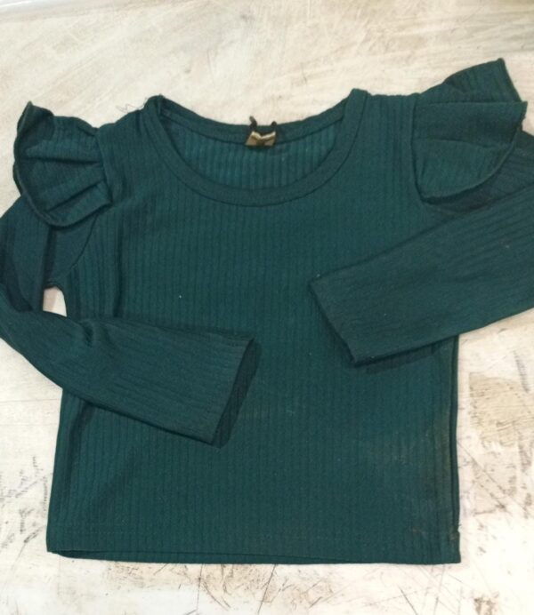 Top For Kid Girl Green Size S