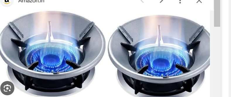 Gas Saver Burner Stand Silver Pack Of 2