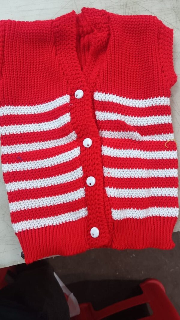 Baby Boys Baby Girls Casual Sweater Color Red Size 1 To 2 Year