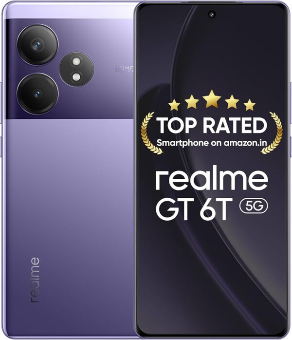 Refurbished Realme Gt 6T 5G Fluid Silver 8Gb Ram256Gb Storage Imei No 863768072965963