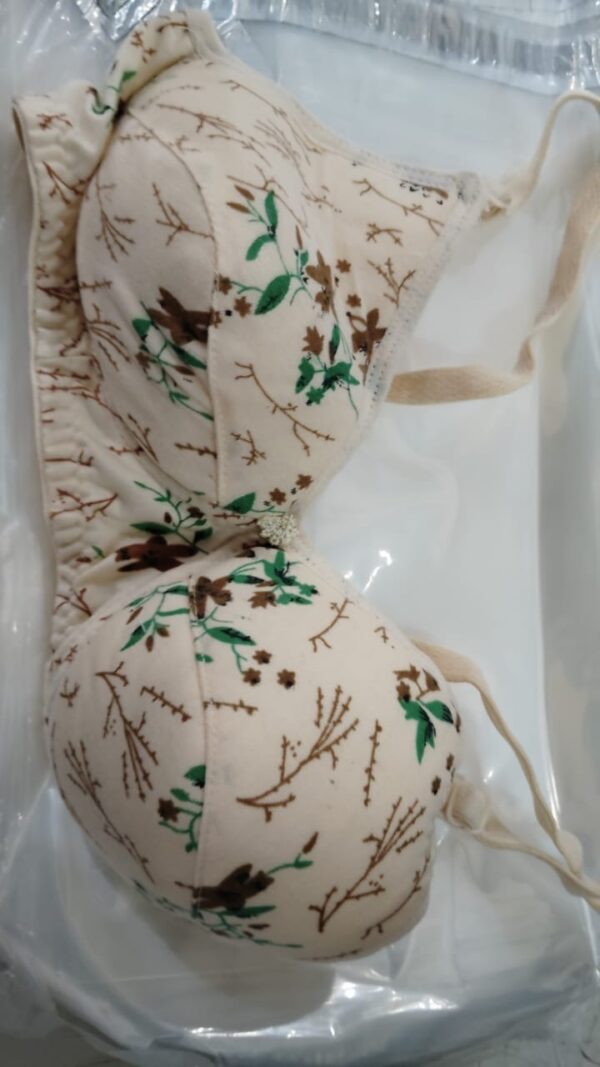 Women Multi Color Printed Bra Size 30