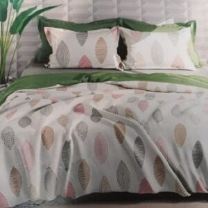 Kopa Green Floral Microfiber Ac Room Double Bed Comforter