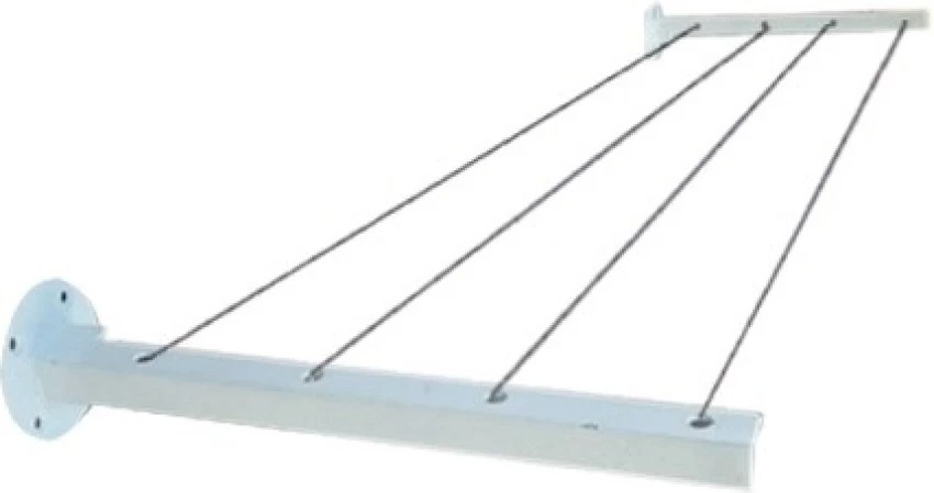 Fixed Angle Bracket With Rope To Hang Wet Clothes