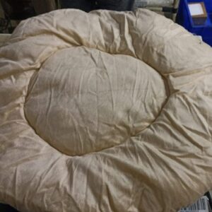 Dog Mattress Cream Blue Colour
