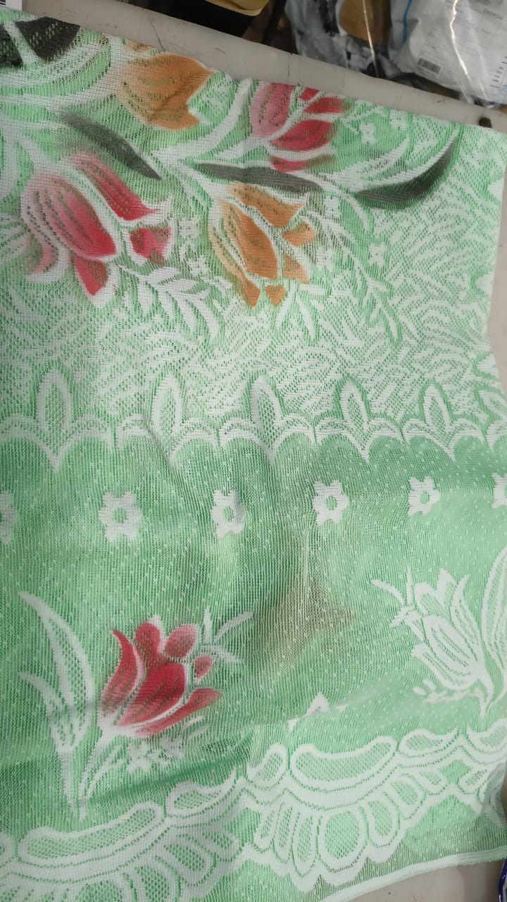 Kuber Industries Center Table Cover Color Green
