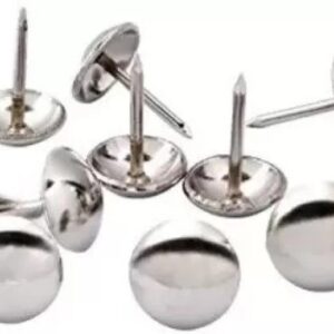 Chair Nails Mild Steel Thumb Pin Pack Of 200 Pcs Silver Pins