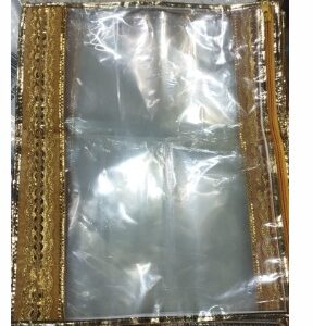 Single Packing Cloth Cover Bag For Storage Wedding SareeSuit Packing Bags RedGold Pack Of 10