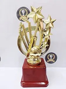 Trophy Golden Best Cricket Man Of The Match Award