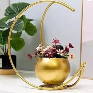 Handicrafts Golden Metal Flower Vase