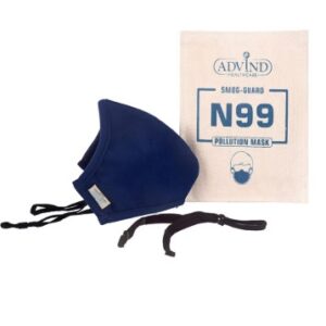 Advanced Healthcare Smog Guard N99 Pollution Mask Blue Color
