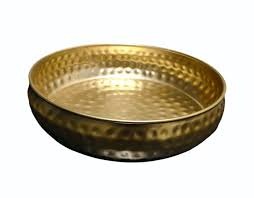 Bowl Decorative In Golden Colour