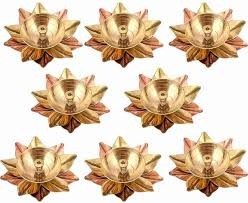 Lamp Diyas For Puja Diya Pack Of 8