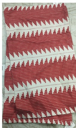 Dabra Alliance Pillow Cover Cream And Red Colour Printed Set Of 2