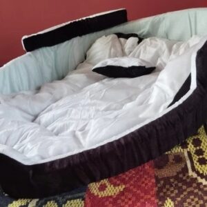 Expecting Smile Luxurious Deluxe SoftAntiSkid Bottom Beds For Dog And Cat M Pet Bed White