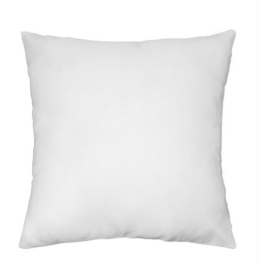 White Solid Cushion 16X16