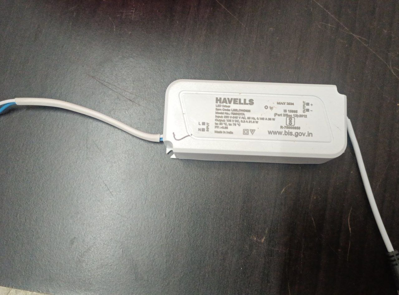 Havells Led Driver 36W To 108 V Dc