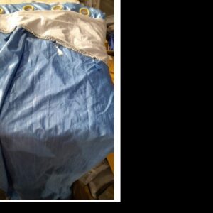 Door Curtains Size 9 Feet Blue Colour