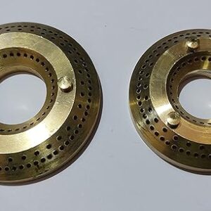 Brass Burners Set Of 2 Suitable For Bajaj Brand Gas Stovespoint Medium And Small