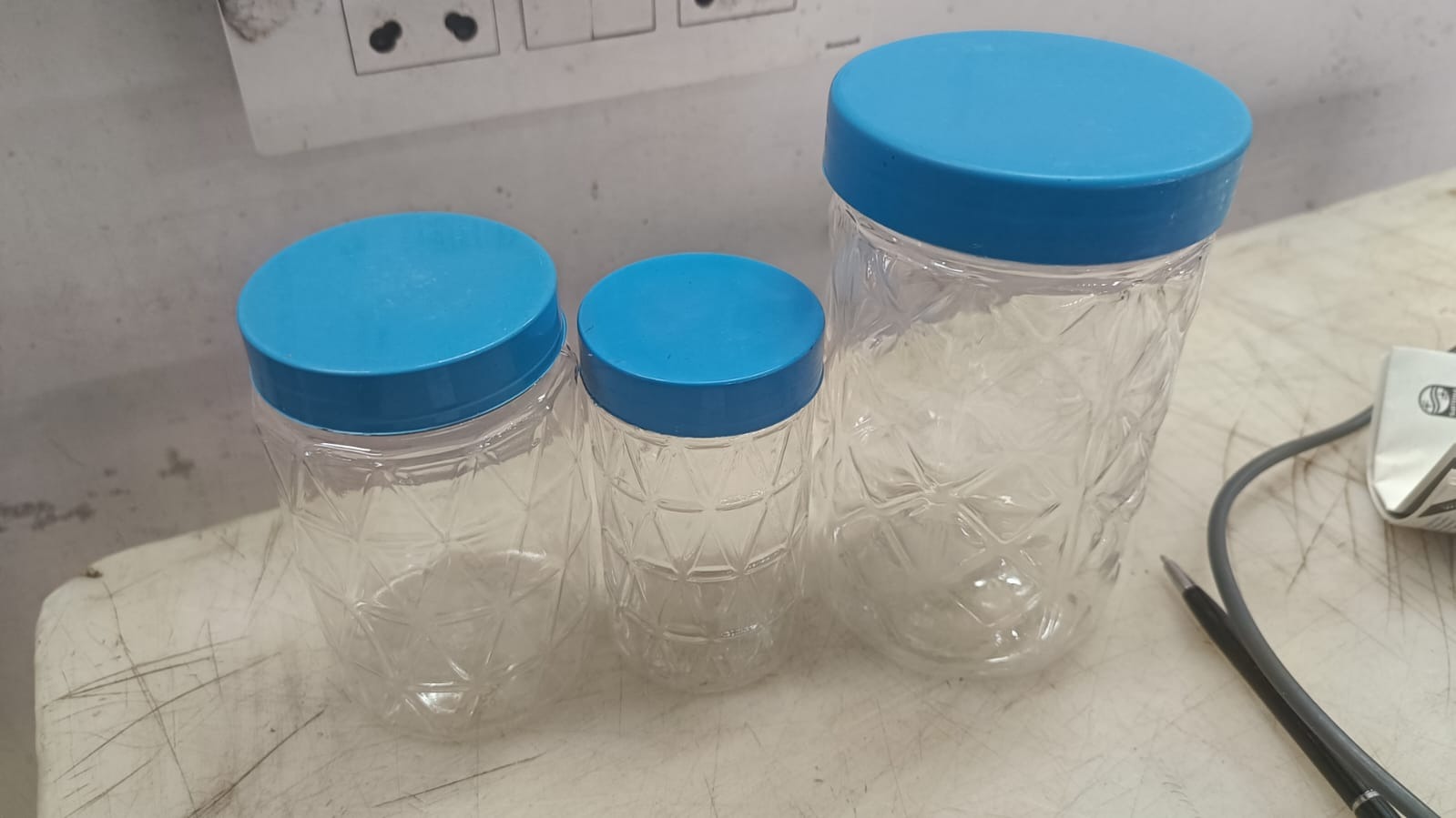 Plastic Utility Container Pack Of 3