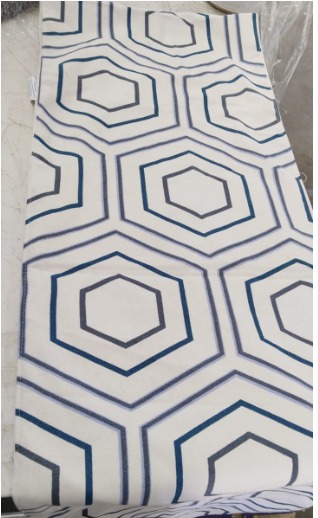 Urban Space White Color Cotton Dining Table Runner