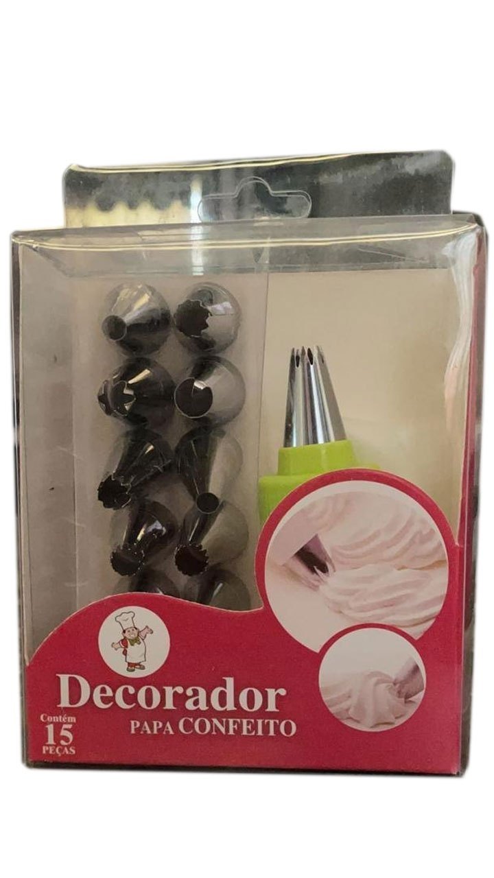 Decorador Para Confeito 15 Pcs