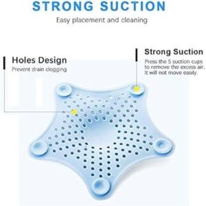 Star Hair Catcher And Silicone Star Shaped Hair Drainer