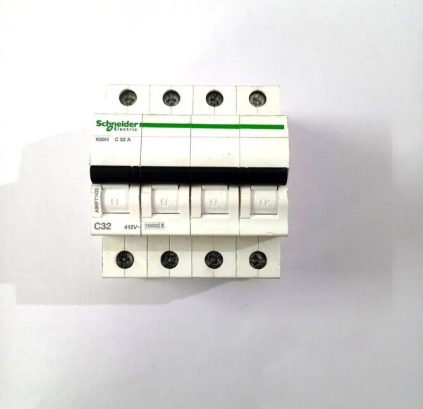 Schneider Four Pole Ac Mcb 4 Pole 32 Amp