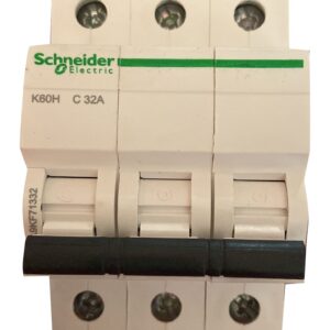 Schneider Triple Pole K60H C 32A Mcb