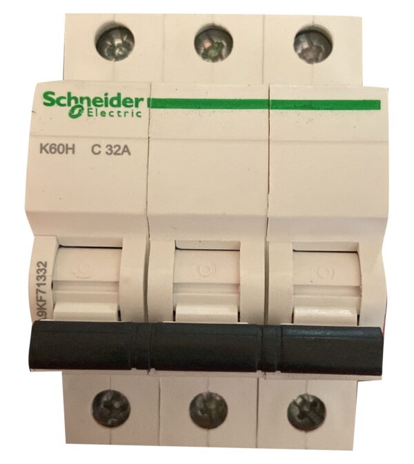 Schneider Triple Pole K60H C 32A Mcb