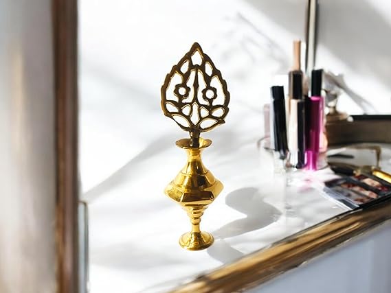 Blissful Decor Brass Surma Dani Handi Pot Golden Color