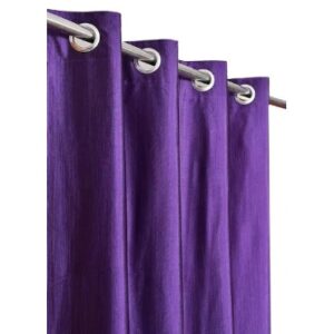 Dark Purple Color Curtains 7 Feet