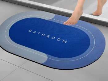 Sky Color Bathroom Mat