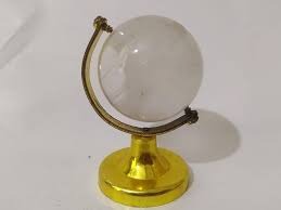 Crystal Glass World Globe Small Size