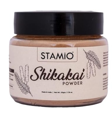 Stamio Shikakai Powder For Hair Wash Pack Mask Diy 50 Gm