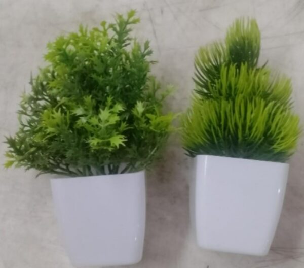 Artificial Green Flower Poet Pack Of 2