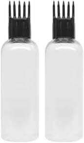 Plastic Hair Oil Applicator Bottle For Scalp100Ml Pack Of 2