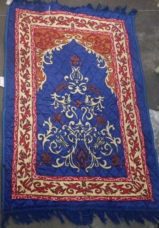 Ibadat Prayer Mat Darbar Blue Rug Mats Size 41X24 Inch