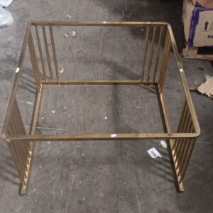 Iron Golden Color Coffee Table Part Missed Size 80X80X49 Cm